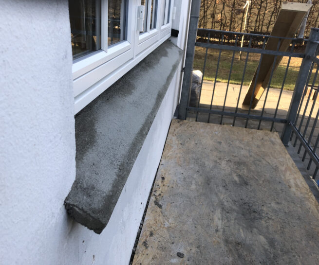 Sålbænk og vindueshul