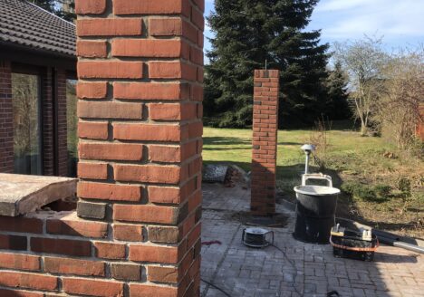 søjler til murstensvilla